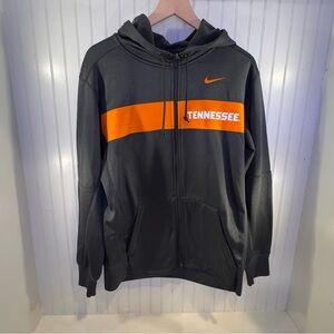 Nike Black and Orange Tennessee Volunteers Full-Zip Hoodie